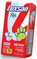 Подгузники Luxsan Premium для животных Medium 5-10КГ (12 шт)